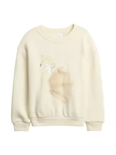 GAP Baby-Girls Logo Crew Sweatshirt - 1