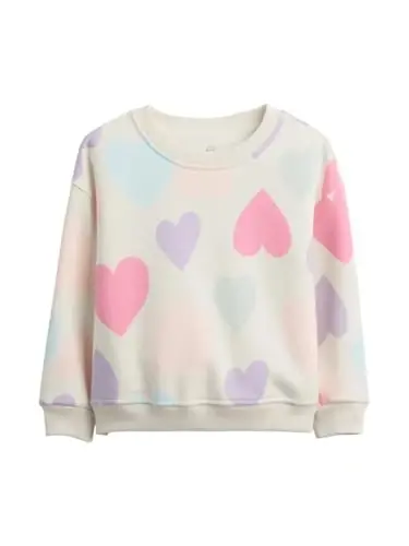 GAP Baby-Girls Logo Crew Sweatshirt - 1