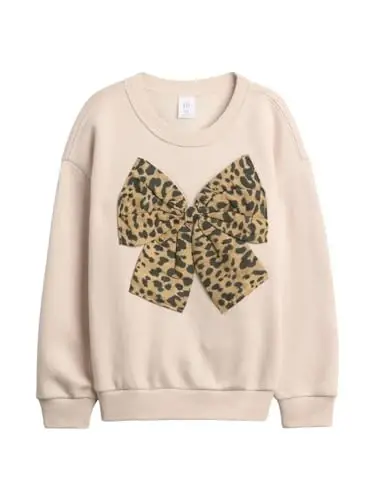 GAP Baby-Girls Logo Crew Sweatshirt - 1