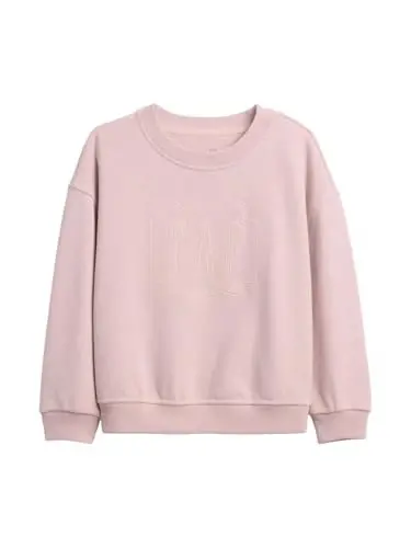 GAP Baby-Girls Logo Crew Sweatshirt - 1