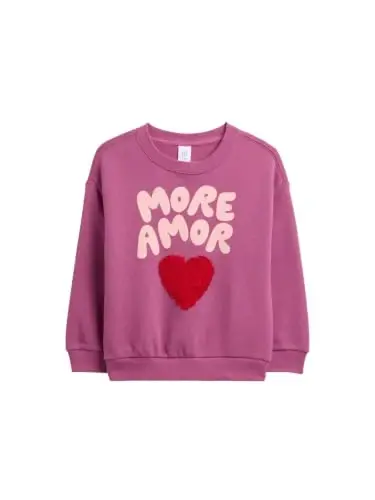 GAP Baby-Girls Logo Crew Sweatshirt - 1