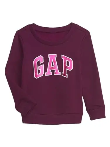 GAP Baby Girls' Logo Crew Sweatshirt - 1
