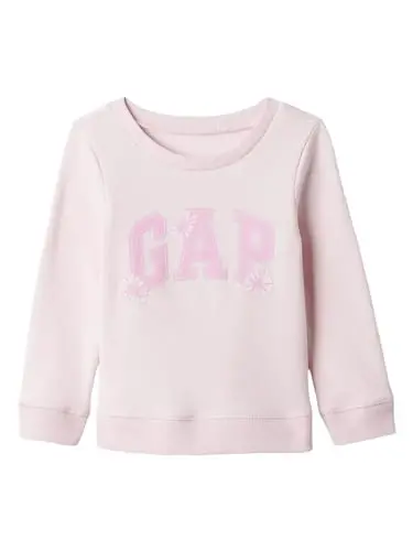 GAP baby-girls Logo Crew Sweatshirt 