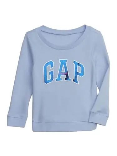 GAP baby-girls Logo Crew Sweatshirt - 1