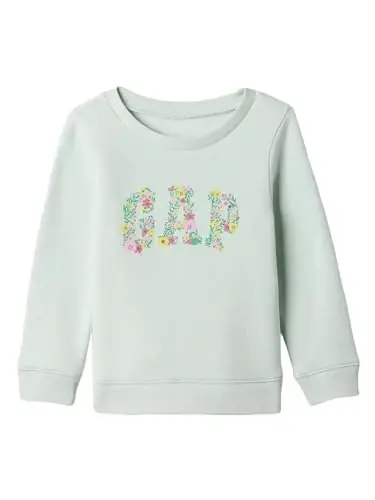 GAP baby-girls Logo Crew Sweatshirt 