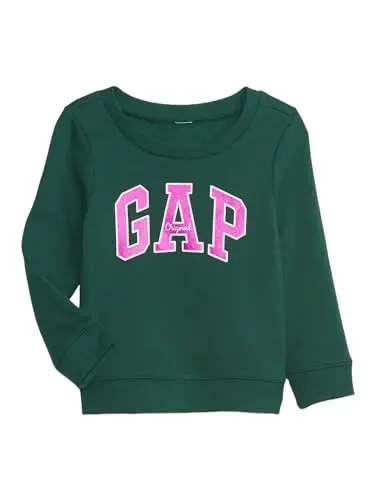 GAP baby-girls Logo Crew Sweatshirt - 1