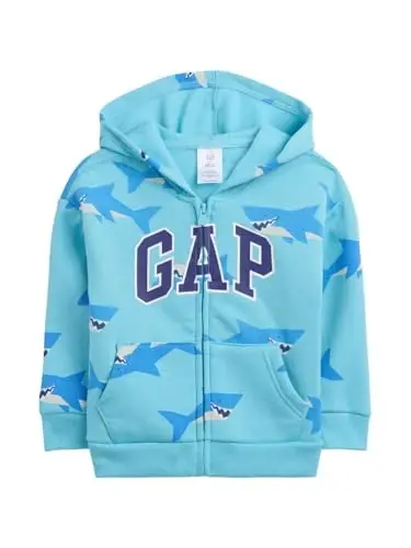 GAP Baby-Boys Logo Full-zip Hoodie 