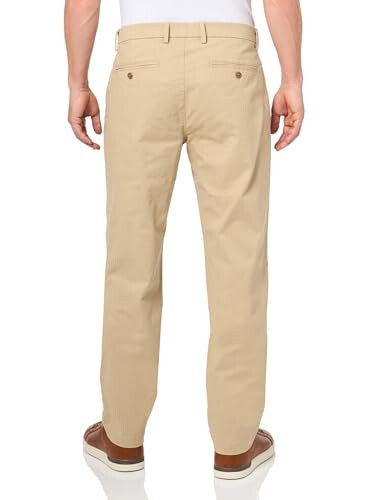 GAP Erkek Essential Düz Kesim Kaki Chino Pantolon - 5