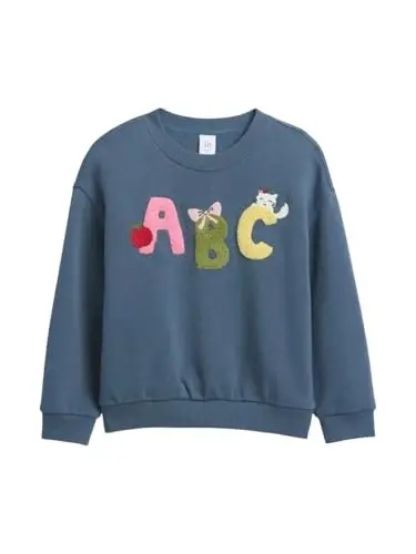 GAP Baby-Girls Logo Crew Sweatshirt 