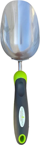 Garden Guru Super Strong Garden Scoop Trowel Shovel Transplanter, Stainless Steel, Rust Resistant, Ergonomic Grip Hand Shovel - 6