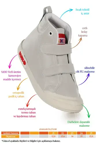 Garf Daily Crib Velcro Baby Boy Boots - KIKO KIDS (1)