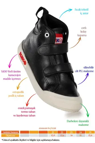 Garf Daily Crib Velcro Baby Boy Shoes - KIKO KIDS (1)