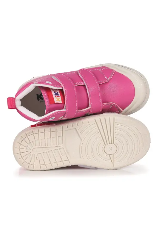 Garf Daily Velcro Baby Girl Boot Shoes - Fuchsia - 5