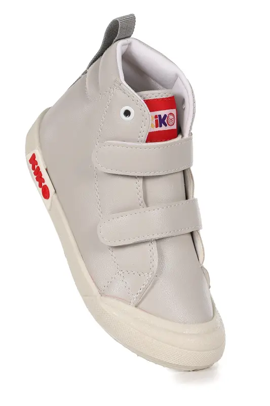 Garf Günlük Cırtlı Erkek Bebek Bot Ayakkabı-Gri - 1