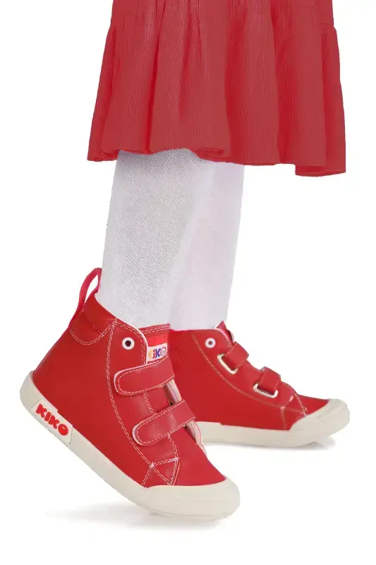 Garf Günlük Cırtlı Kız Bebek Bot Ayakkabı-Kırmızı - 3