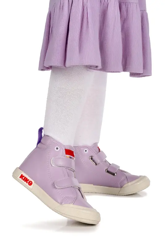 Garf Günlük Cırtlı Kız Bebek Bot Ayakkabı-Lila - 3