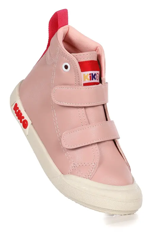 Garf Günlük Cırtlı Kız Bebek Bot Ayakkabı-Pudra - KIKO KIDS