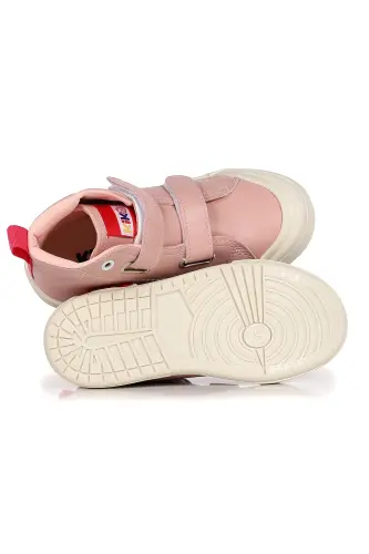 Garf Günlük Cırtlı Kız Bebek Bot Ayakkabı-Pudra - 5