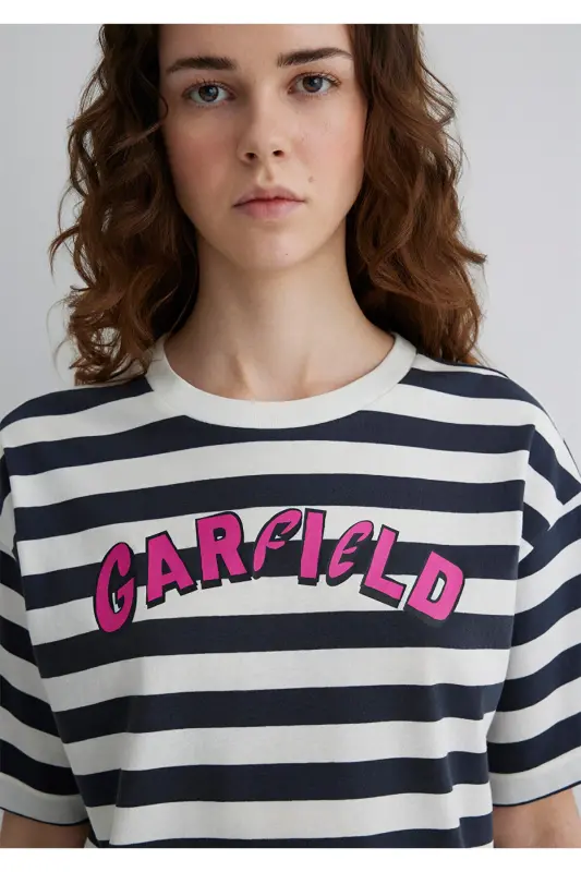 Garfield Print Grey T-shirt Regular Fit / Normal L - 5