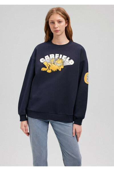 Garfield Printed Navy Sweatshirt 1S10110-82318 - 25