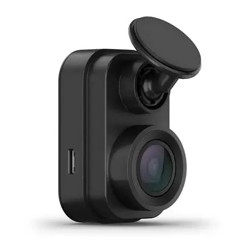 Garmin 010-02504-00 Dash Cam Mini 2, Tiny Size, 1080p and 140-degree FOV, Monitor Your Vehicle While Away w/ New Connected Features, Voice Control, Black - 1