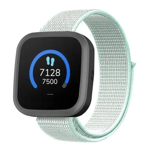 Garmin Bounce bolalar soatiga mos keladigan OWKEY Naylon tasma almashtirish. Kanca va halqa dizayni, bolalar uchun kiyish va echish oson. Nafas oluvchi va yuviladigan. - OWKEY