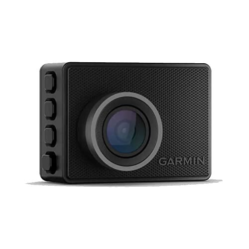 Garmin Dash Cam 47, 1080p ve 140 Derece Görüş Alanı, Yeni Bağlantılı Özelliklerle Aracınızı Uzaktan İzleyin, Sesli Komut, Kompakt ve Gizli, Bellek Kartı Dahil - 1