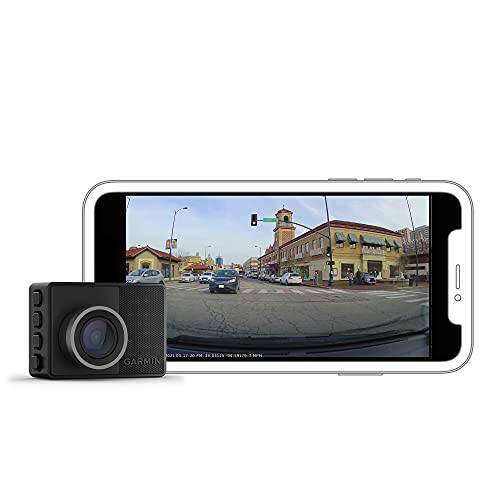 Garmin Dash Cam 57, 1440p and 140-degree FOV, Monitor Your Vehicle While Away w/ New Connected Features, Voice Control, Compact and Discreet, Includes Memory Card - 5