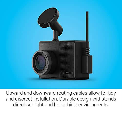 Garmin Dash Cam 57, 1440p and 140-degree FOV, Monitor Your Vehicle While Away w/ New Connected Features, Voice Control, Compact and Discreet, Includes Memory Card - 9