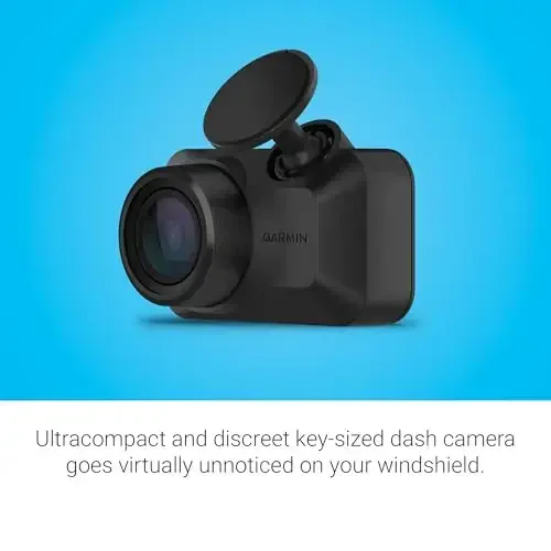 Garmin Dash Cam™ Mini 3, Ultracompact 1080p HD Dash Cam with a 140-degree Field of View, Built in Clarity™ Polarizer, Voice Controlled, Automatic Recording - 5