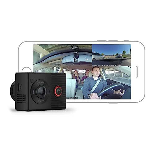 Garmin Dash Cam Tandem, Front and Rear Dual-Lens Dash Camera with Interior Night Vision, Two 180-degree Lenses, Front-Facing Lens with 1440p, Interior-Facing Lens with 720p - 3