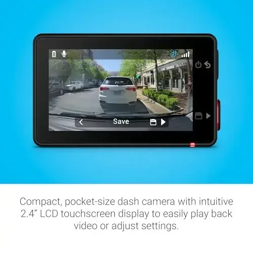 Garmin Dash Cam™ X310, Compact 4k Ultra HD Touchscreen Dash Cam with a 140-degree Field of View, Built in Clarity™ Polarizer, Voice Controlled, GPS, 2.4” Display, Automatic Recording - 5