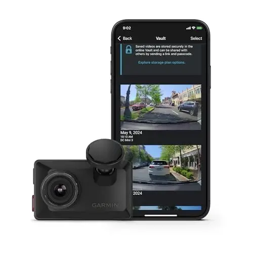 Garmin Dash Cam™ X310, Compact 4k Ultra HD Touchscreen Dash Cam with a 140-degree Field of View, Built in Clarity™ Polarizer, Voice Controlled, GPS, 2.4” Display, Automatic Recording - GARMIN