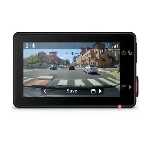Garmin Dash Cam™ X310, ixcham 4k Ultra HD sensorli boshqaruv paneli kamerasi, 140 graduslik ko'rish maydoni, o'rnatilgan Clarity™ polarizatori, ovozli boshqaruv, GPS, 2.4” displey, avtomatik yozuv - 2