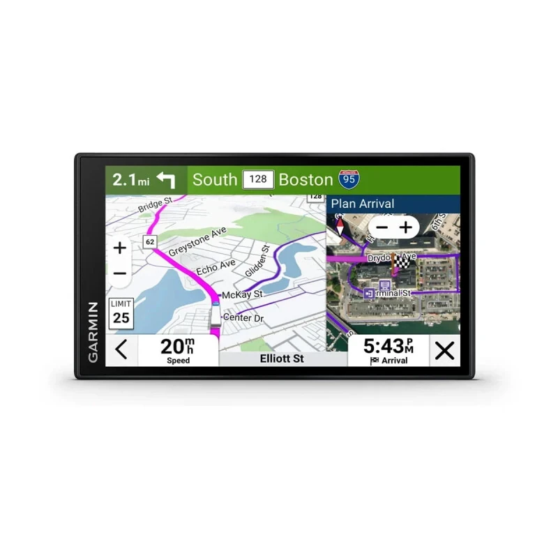 Garmin Dezl OTR620 GPS-навигатор для грузовиков с 6-дюймовым сенсорным экраном, коммерческая GPS-навигация с 32 ГБ SD-картой памяти + комплект для чистки ЖК-экрана - GARMIN