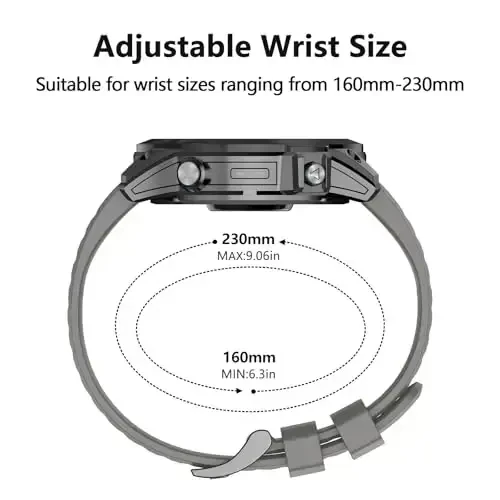 Silicone Band for Garmin Enduro 3 2/Fenix 8 pro/tactix 8 AMOLED 51mm/Fenix 7X/6X pro sapphire solar/5X plus, 26mm Quickfit Sprot Watch Strap Replacement for Descent Mk2i/3i/epix Pro/quatix 8 51mm - 2