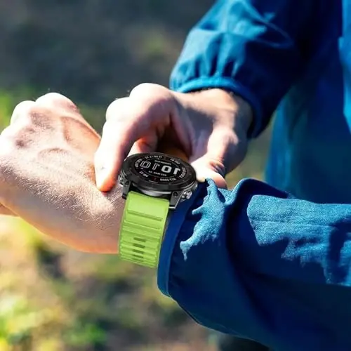 Silicone Band for Garmin Enduro 3 2/Fenix 8/tactix 8 AMOLED 51mm/Fenix 7X/6X, 26mm Quickfit Sprot Watch Strap Replacement for Fenix 7X pro sapphire solar/6X pro/5X/5X plus/epix Pro/Descent Mk2i - 5