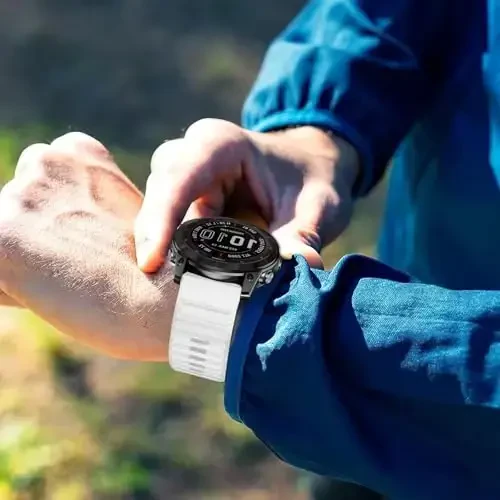 Garmin Enduro 3 2/Fenix 8/tactix 8 AMOLED 51mm/Fenix 7X/6X, 26mm Quickfit Sprot Watch Strap uchun silikon tasma Fenix 7X pro sapphire solar/6X pro/5X/5X plus/epix Pro/Descent Mk2i uchun almashtirish - 5