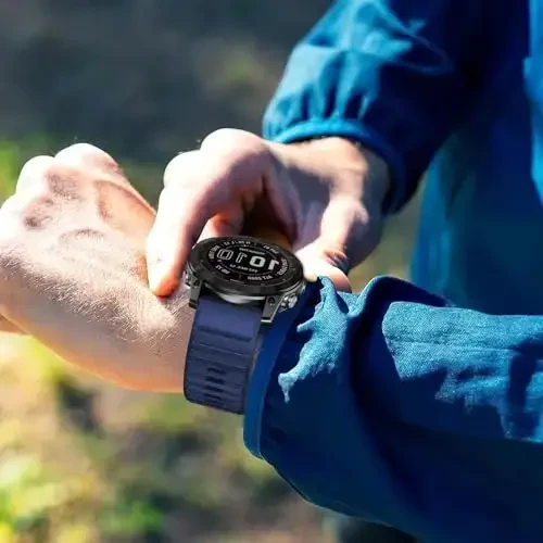 Garmin Enduro 3 2/Fenix 8/tactix 8 AMOLED 51mm/Fenix 7X/6X uchun silikon tasma, 26mm Quickfit Sprot Watch Fenix 7X pro sapphire solar/6X pro/5X/5X plus/epix Pro/Descent Mk2i uchun tasmalar - 5