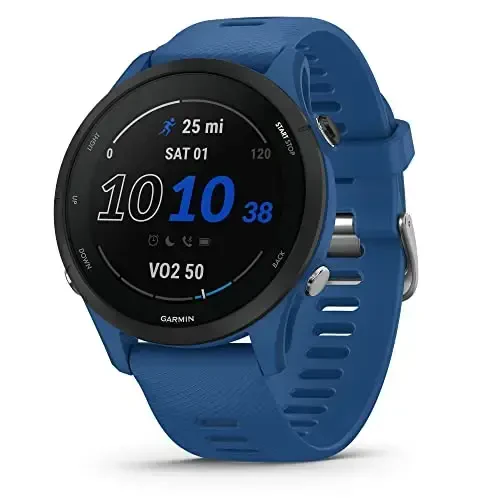 Garmin Forerunner® 255, GPS Running Smartwatch, Advanced Insights, Long-Lasting Battery, Tidal Blue - GARMIN