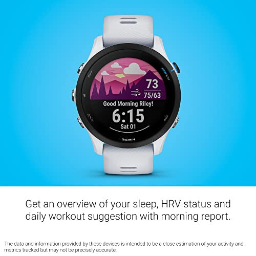 Garmin Forerunner® 255 Music, GPS Running Smartwatch with Music, Advanced Insights, Long-Lasting Battery, White - 4