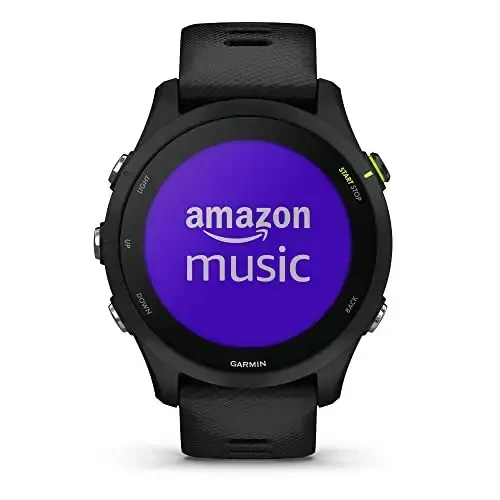 Garmin Forerunner® 255 Music, GPS Running Smartwatch with Music, Advanced Insights, Long-Lasting Battery, Black - 010-02641-20 - 2