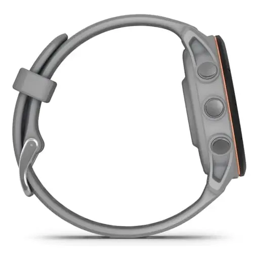 Garmin Forerunner® 255S, Kichikroq GPS yugurish smart soati, ilg'or tushunchalar, uzoq muddatli batareya, порошок Gray - 4