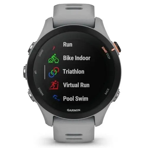Garmin Forerunner® 255S, Kichikroq GPS yugurish smart soati, ilg'or tushunchalar, uzoq muddatli batareya, порошок Gray - 5
