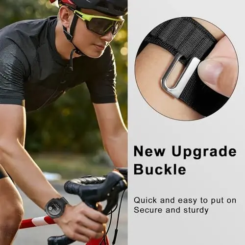 Bolesi Alpine Loop Nylon Watchband Compatible with Garmin Instinct 2/3 45mm Solar,22mm Soft Breathable Adjustable with C-Hook Sports Replacement Strap for Instinct Solar/Tactical/Esports/Tide - 3