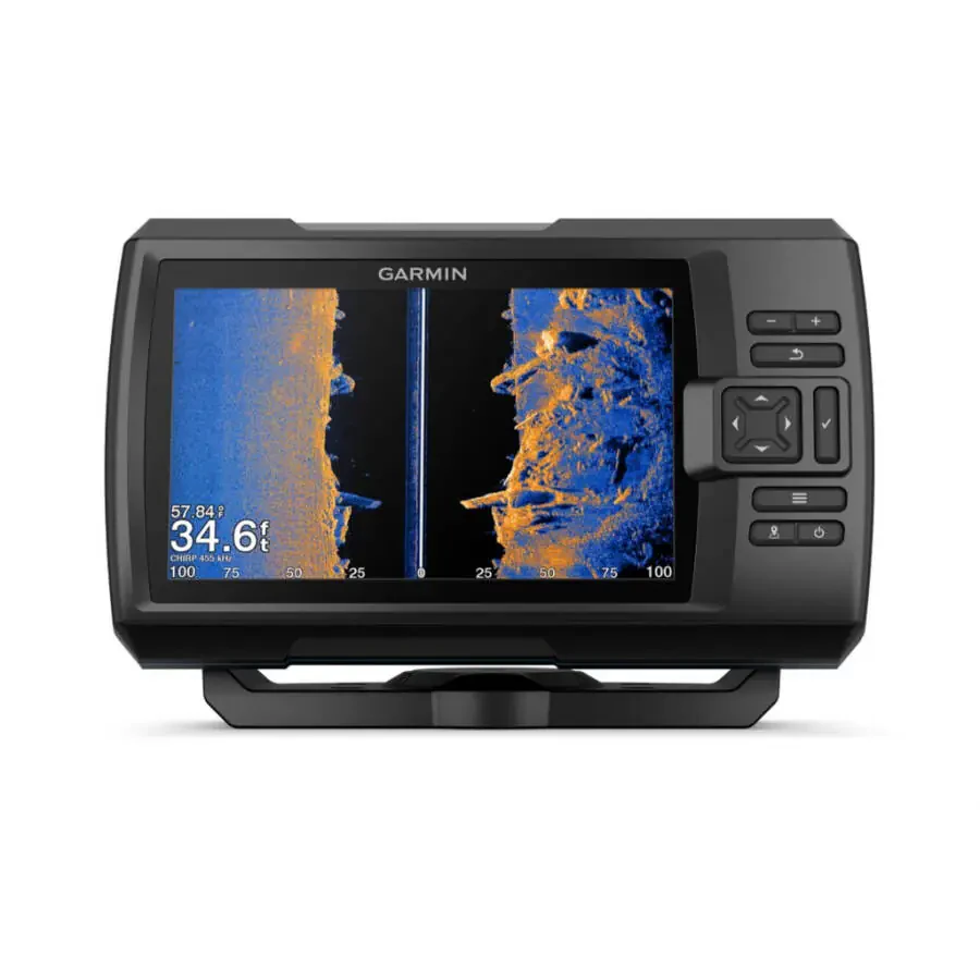Garmin STRIKER Vivid 7sv, Easy-to-Use 7-inch Color Fishfinder and Sonar Transducer, Vivid Scanning Sonar Color Palettes - 1