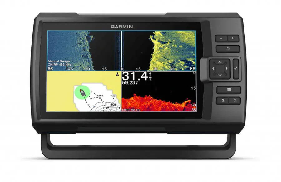 Garmin STRIKER Vivid 9sv, Easy-to-Use 9-inch Color Fishfinder and Sonar Transducer - 1