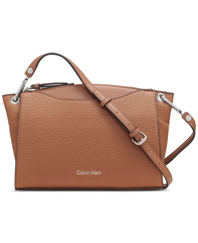 Garnet Adjustable Top Zipper Crossbody - CALVIN KLEIN