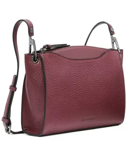 Garnet Adjustable Top Zipper Crossbody-Deep Rouge - Modazone (1)