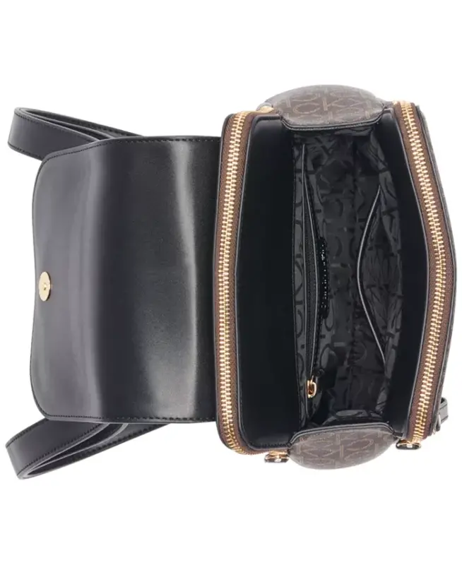 Garnet Signature Triple Compartment Backpack - Brown Khaki/Black - 5